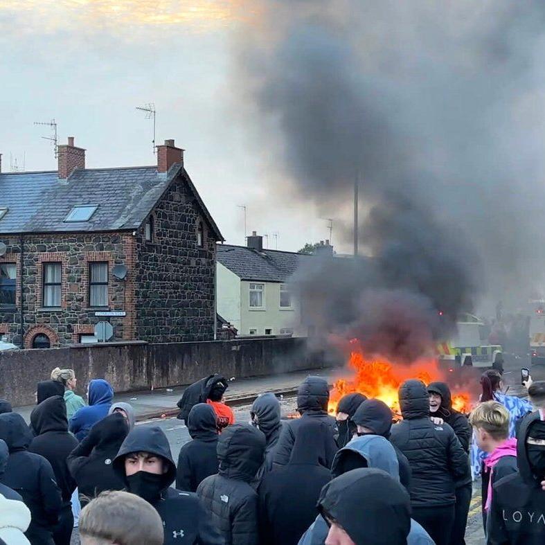 What to know after anti-immigrant violence flares in a Northern Ireland town